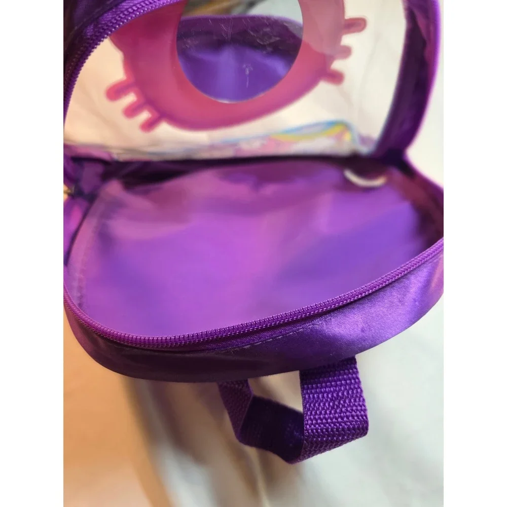 Sanrio Hello Kitty and Friends Purple Mini Backpack Clear Front Mirror 2022